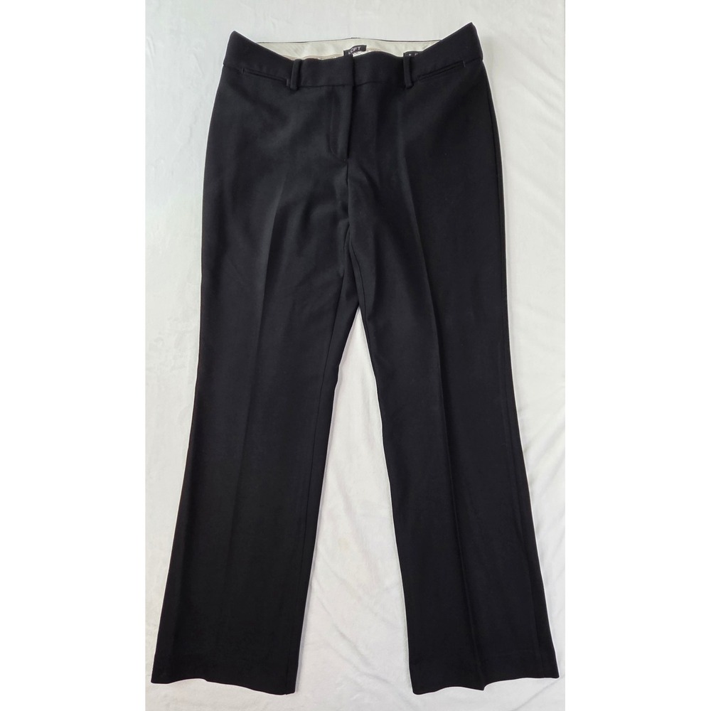 Loft Trousers Women 8T‎ Black Julie Trouser Straight Leg Tall Excellent